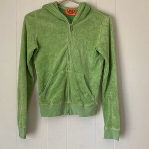 Juicy Couture Light Green Velour Hoodie